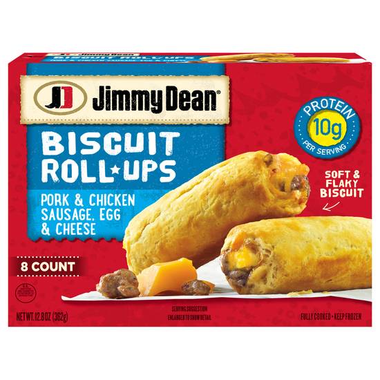 Jimmy Dean Sausage Egg and Cheese Biscuit Roll-Ups (8 ct)