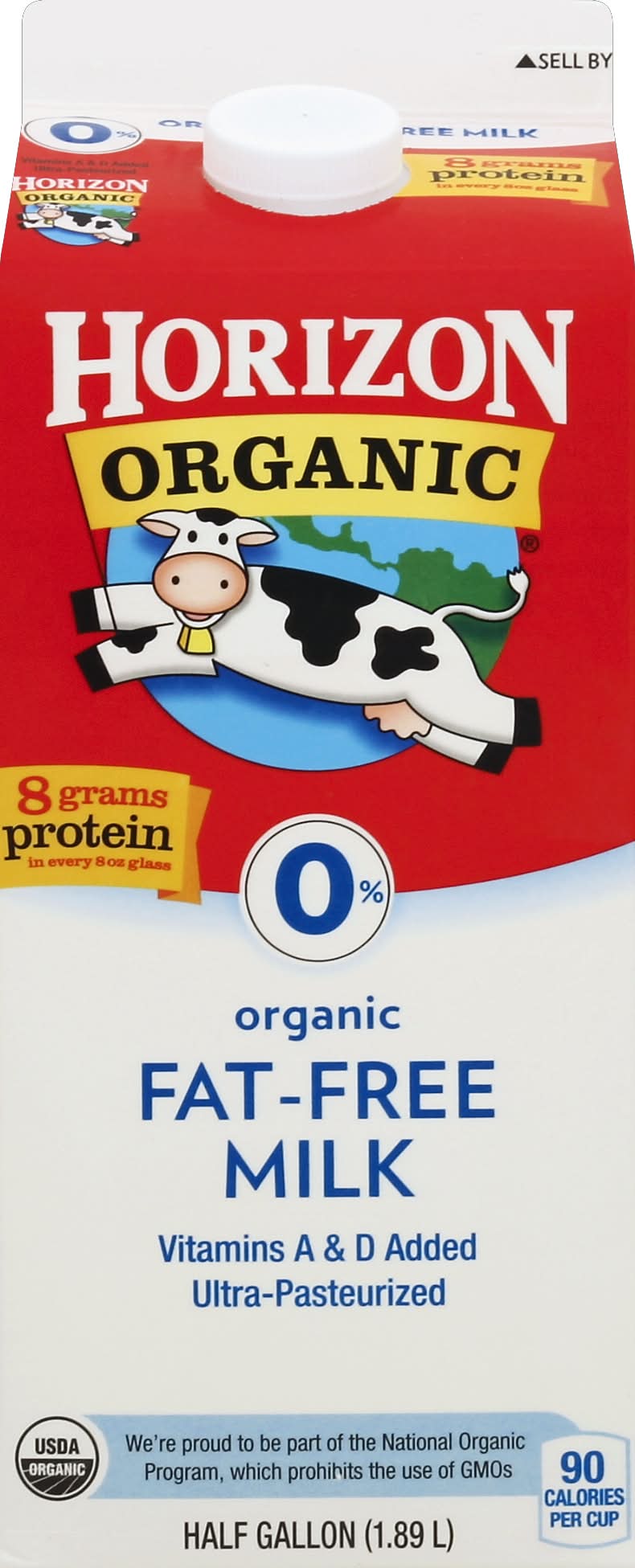 Horizon Organic Organic Fat Free Milk (1.89 L)