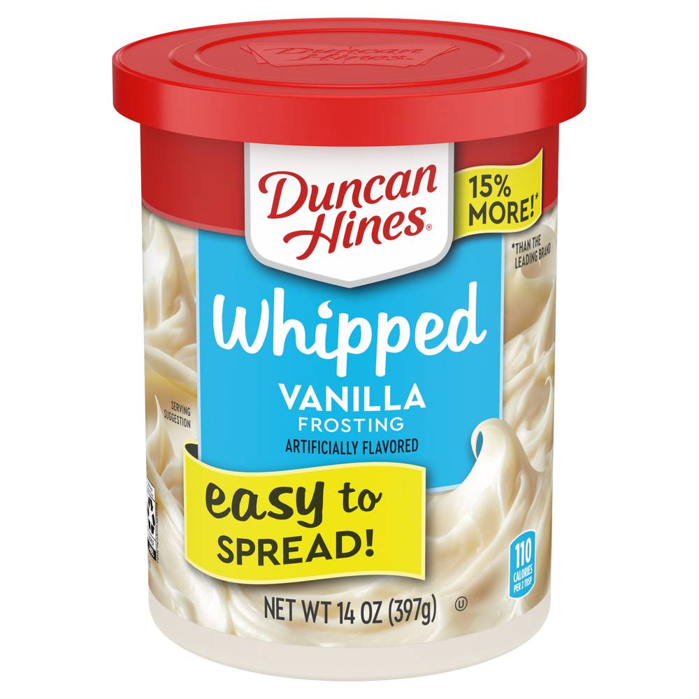 Duncan Hines Whipped Vanilla Frosting (14 oz)