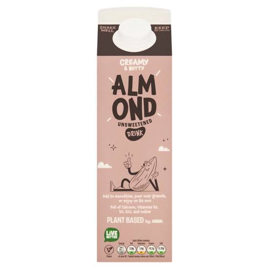 Asda Free From Almond Drink 1L