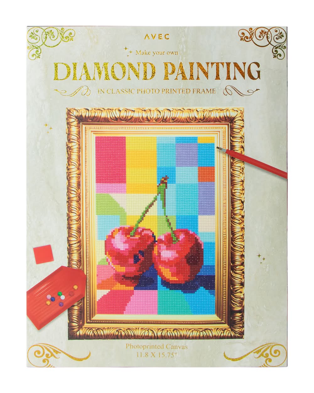 AVEC Make Your Own Diamond Painting Cherry