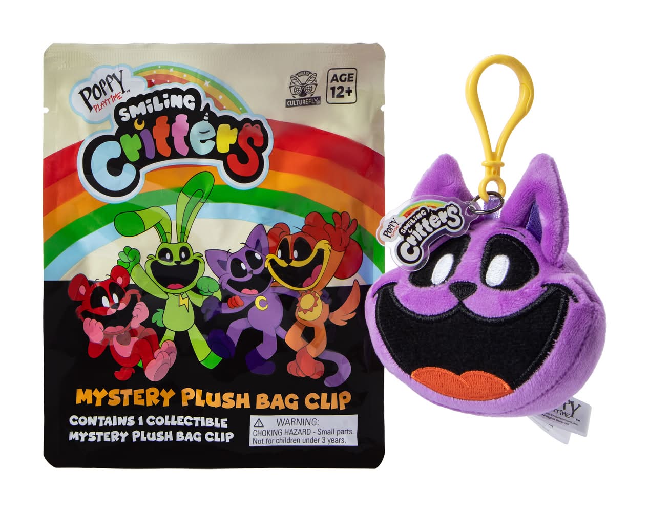 Poppy Playtime™ Smiling Critters Mystery Plush Keychains (Styles May Vary)