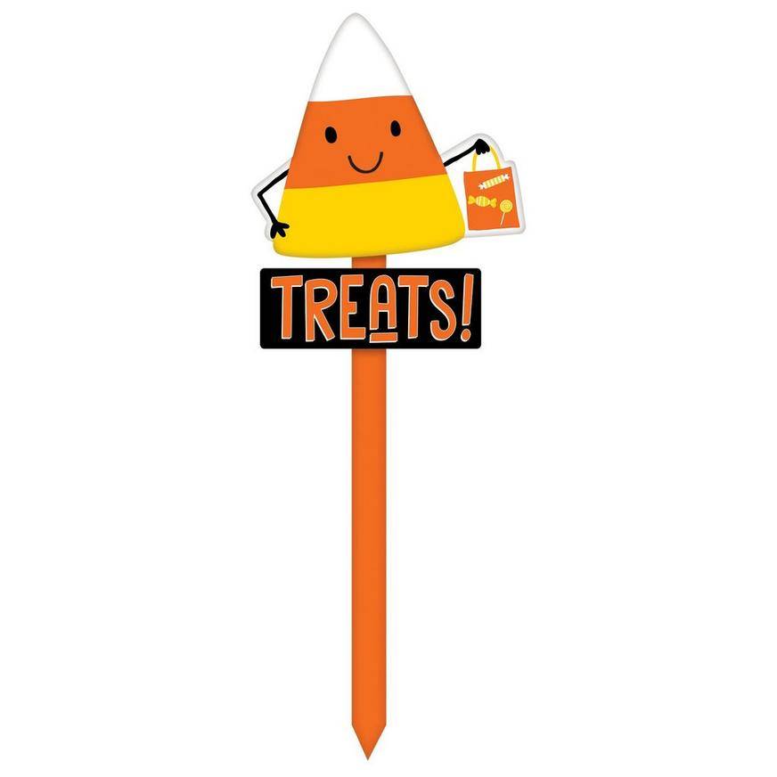 Candy Corn Treats Yard Stake