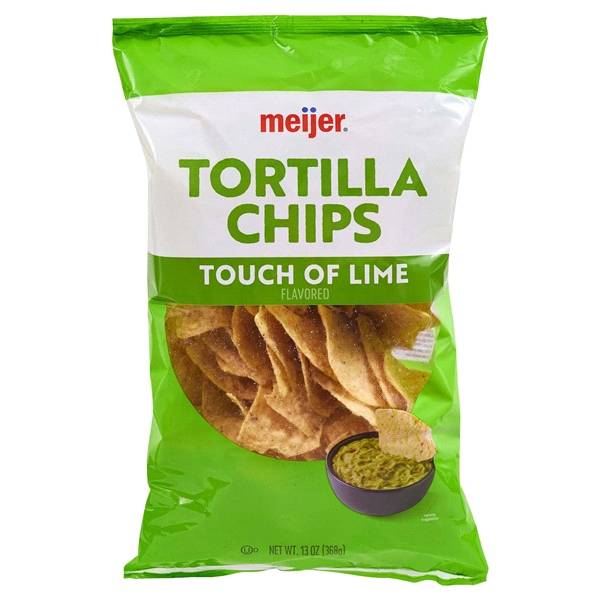 Meijer Touch Of Lime Tortilla Chips (13 oz)