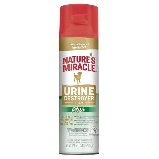 Nature's Miracle Nature's Miracle Dog Urine Destroyer Plus Foam Aerosol 1ea/17.5 oz (1 can)