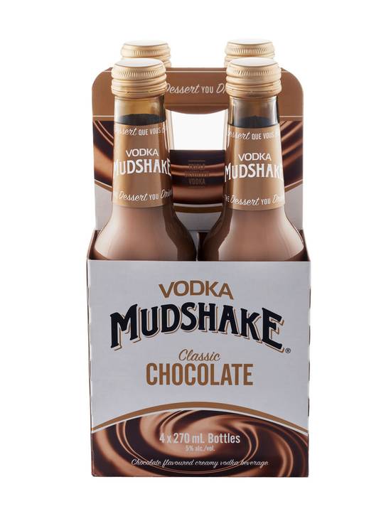 Vodka Mudshake · Classic Chocolate (4 x 270 mL)