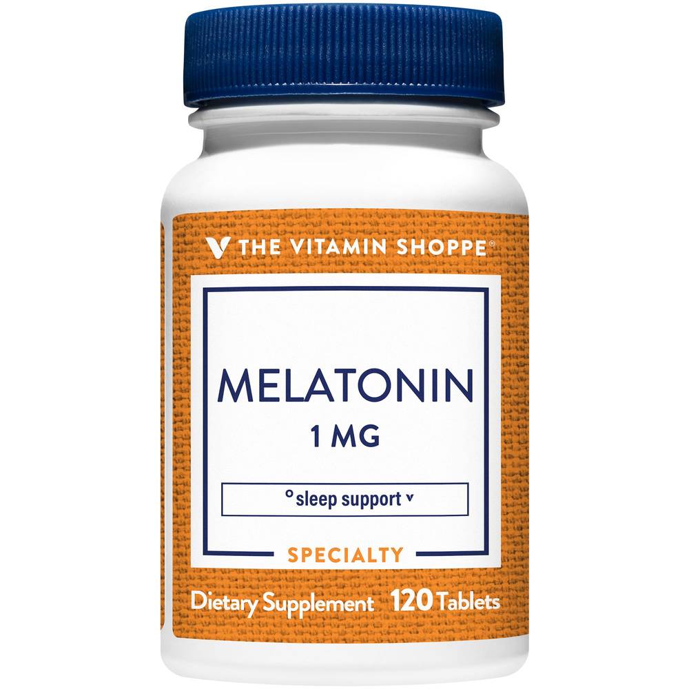 The Vitamin Shoppe Melatonin Sleep Support Tablets (120 ct)