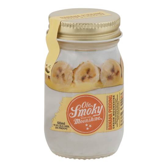 Ole Smoky Banana Pudding Cream Moonshine Liquor (50 ml) (vanilla wafers-whipped cream