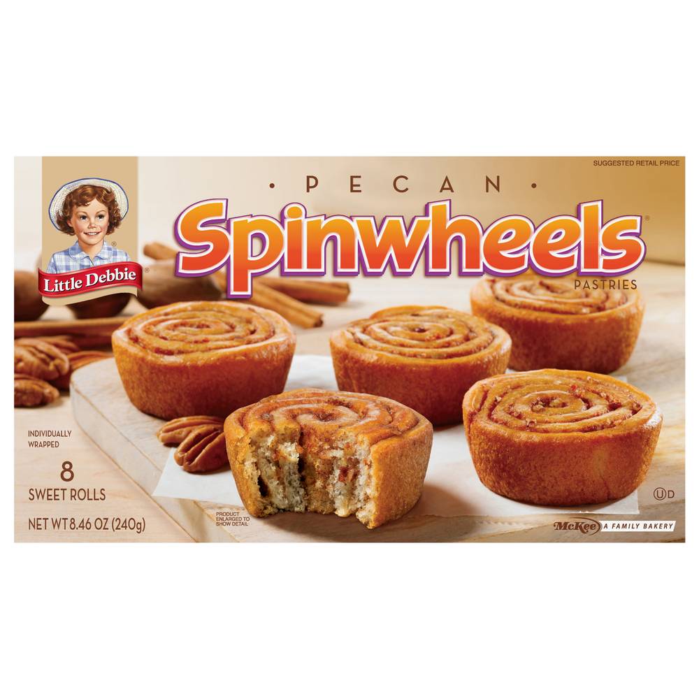 Little Debbie Pecan Spinwheels Sweet Rolls (8.46 oz, 8 ct)