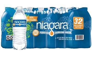 Niagara Drinking Water - 0.5 Ltr, 32 Ct (1X32|1 Unit per Case)