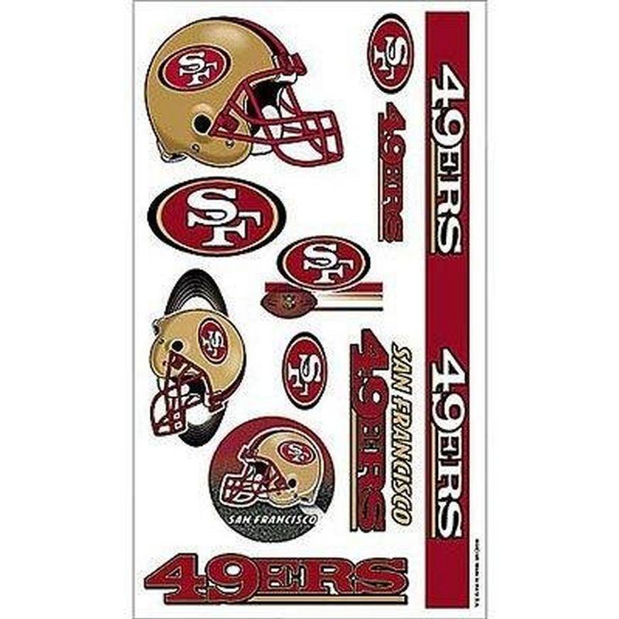 San Francisco 49ers Tattoos 10ct