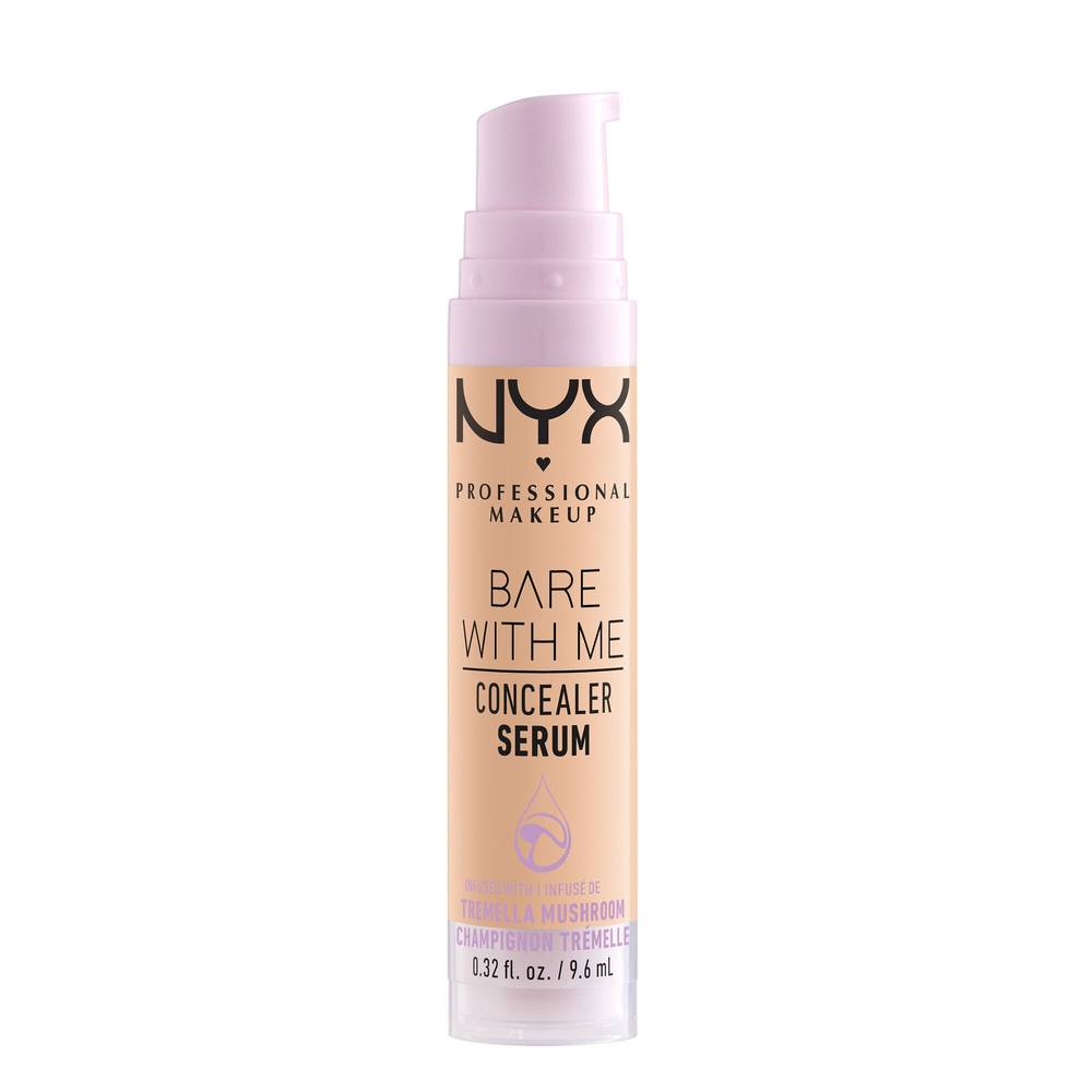 NYX Professional Makeup Bare With Me Hydrating Concealer Serum, Beige (0.32 fl oz)