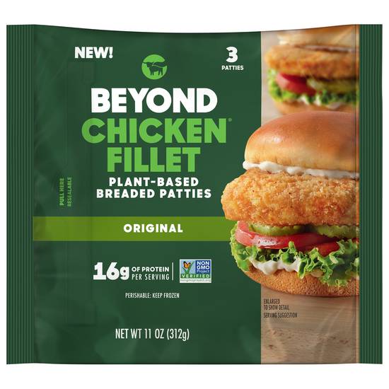 Beyond Meat Chicken Fillet Plant-Based Breaded Patties