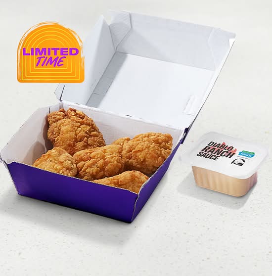 5 Piece Crispy Chicken Nuggets