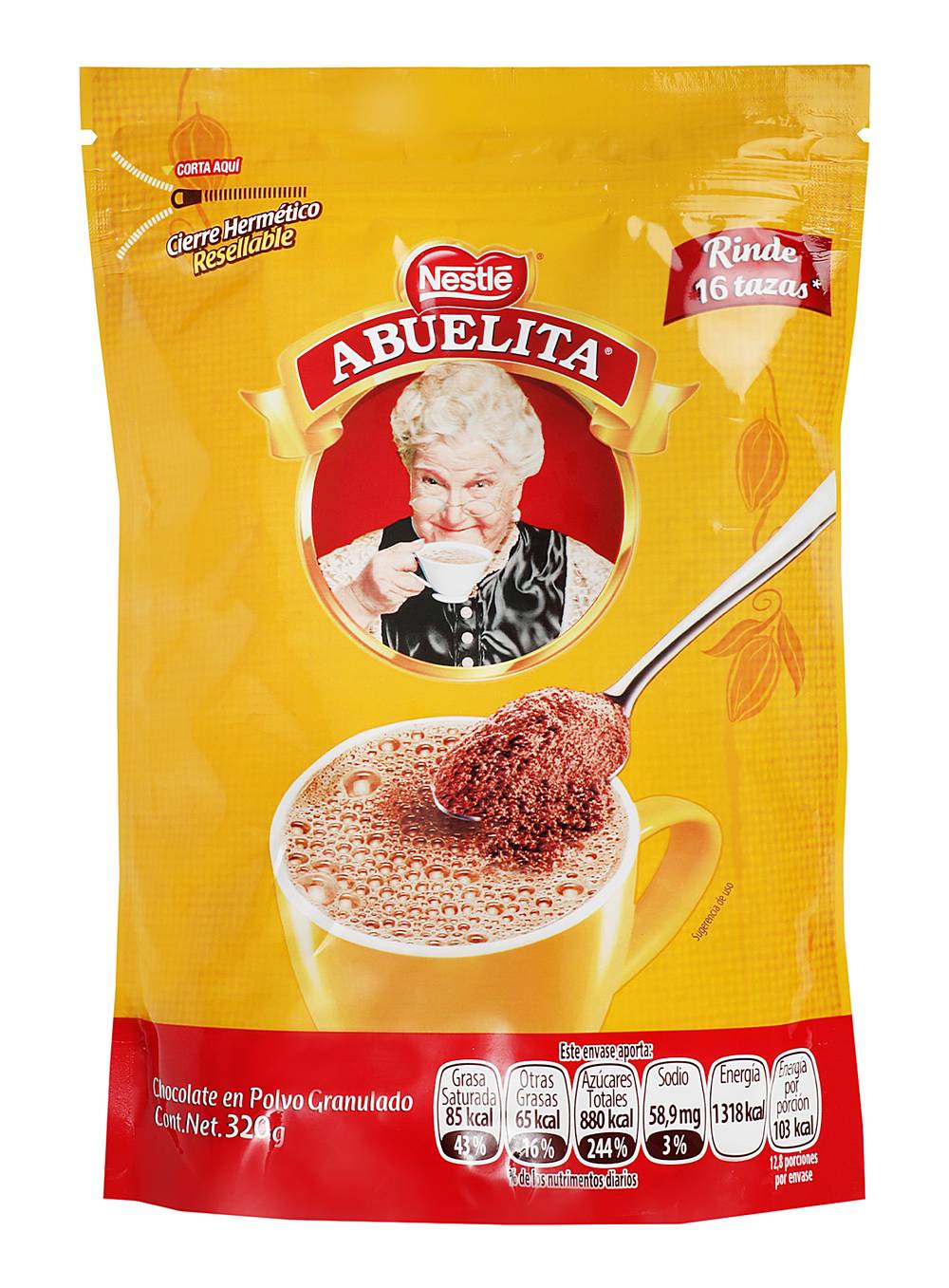 Abuelita · Chocolate en polvo granulado (320 g)