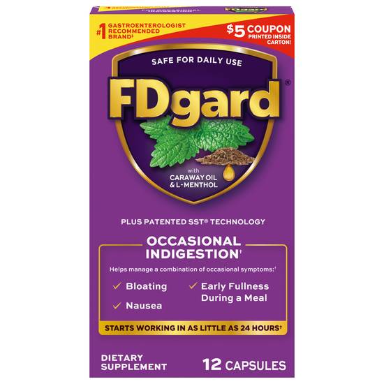 Fdgard Occasional Indigestion Capsules (12 ct)