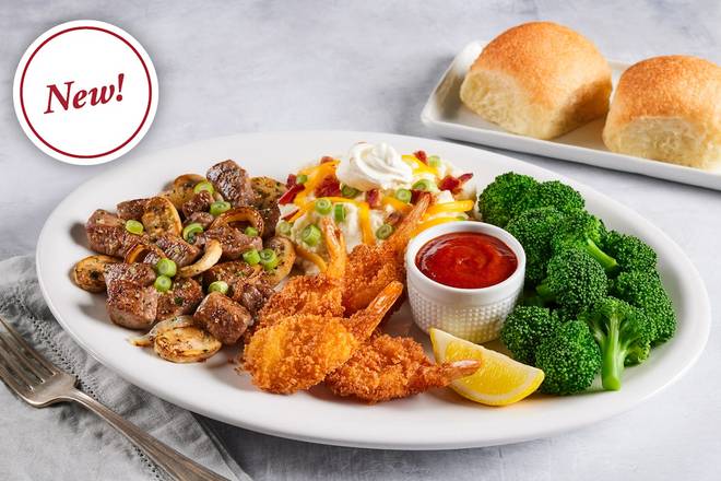 Steak Tips & Shrimp Combo