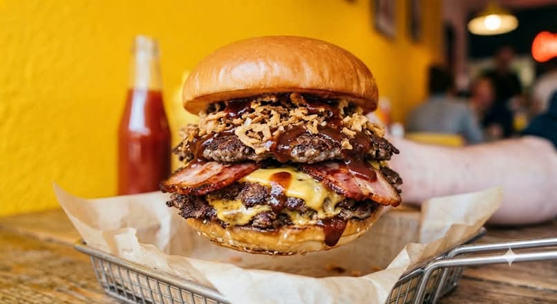 Bacon king burger