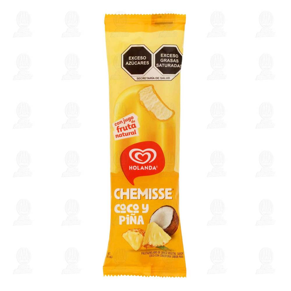 Holanda · Paleta chemisse piña coco (60 g)