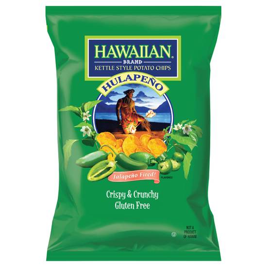 Hawaiian Gluten Free Hulapeno Kettle Style Potato Chips (7.5 oz)