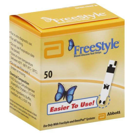 Freestyle Blood Glucose Test Strips ( 50 ct )