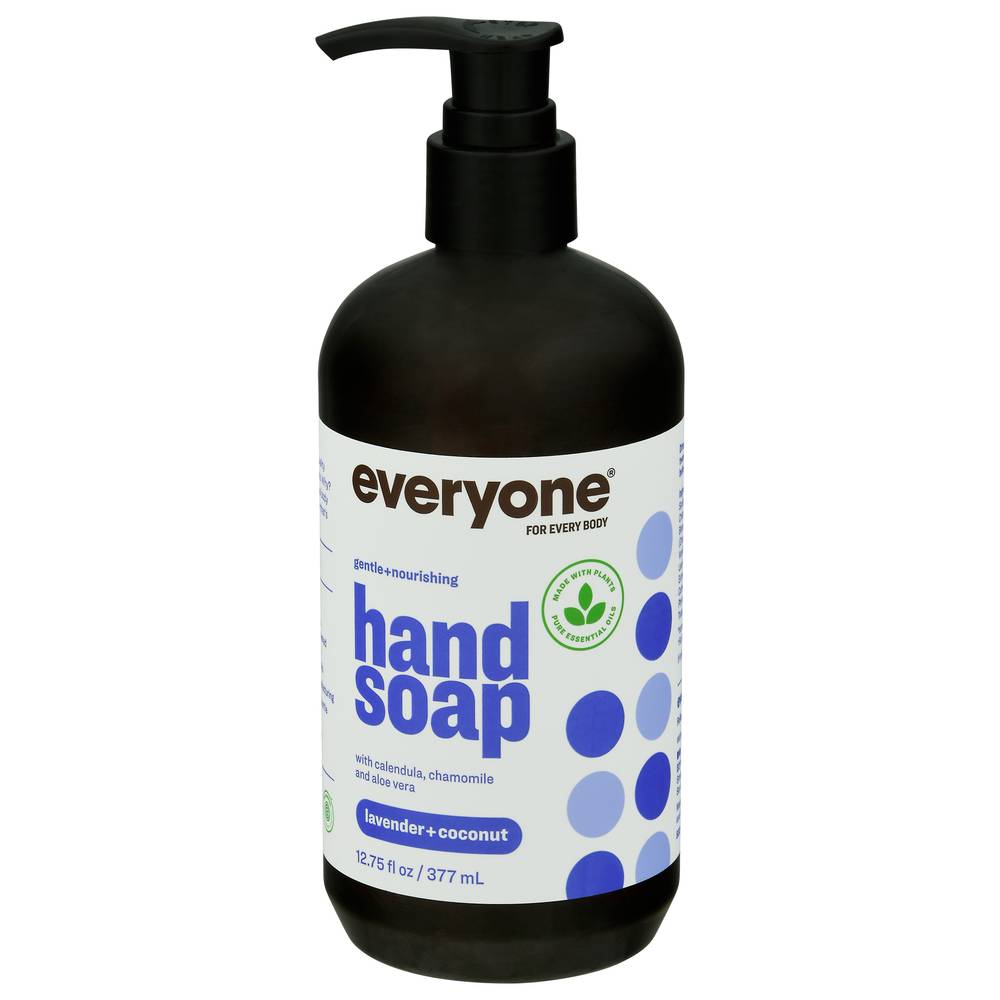 Everyone Lavender + Coconut Hand Soap With Calendula Chamomile & Aloe Vera (12.75 fl oz)