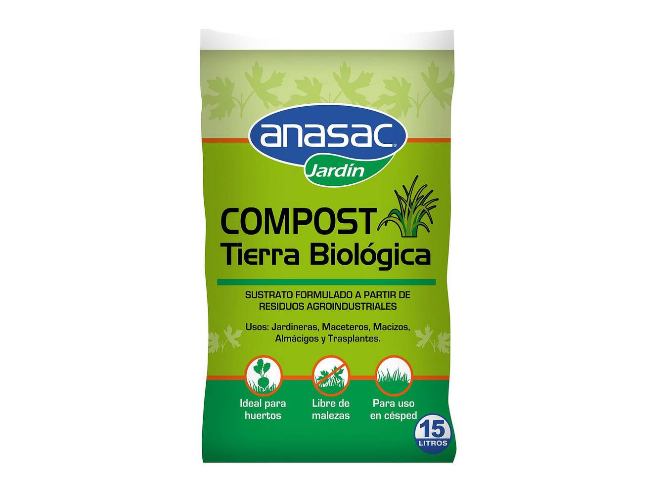 Anasac tierra biológica compost (15 l)