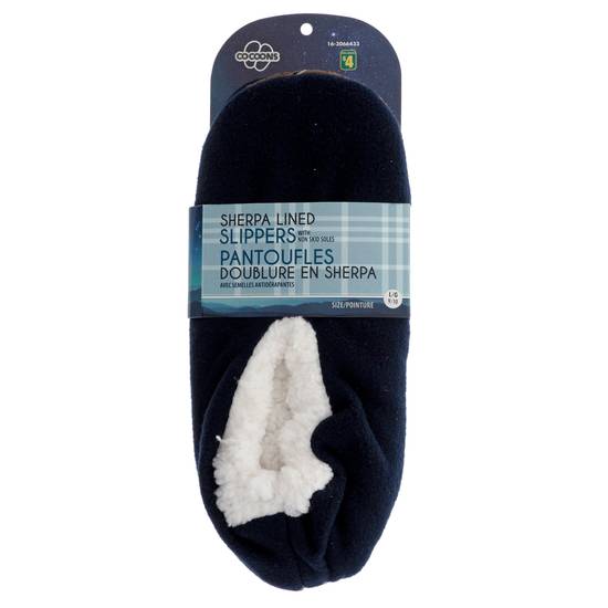# Sherpa Lined Slippers For Men (##)