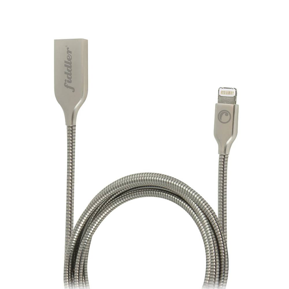 Fiddler cable metal usb 2.0 (1mt lighting (iphone))