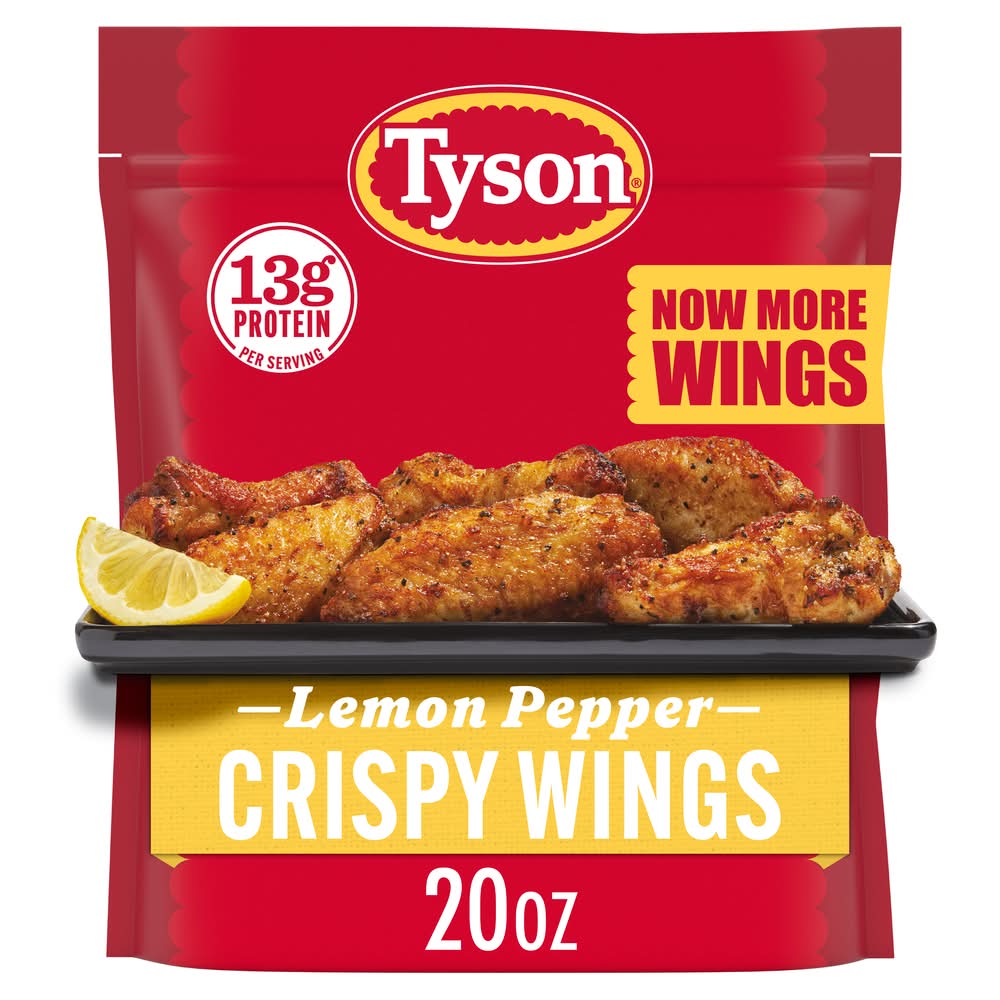 Tyson Lemon Pepper Crispy Chicken Wings (20 oz)