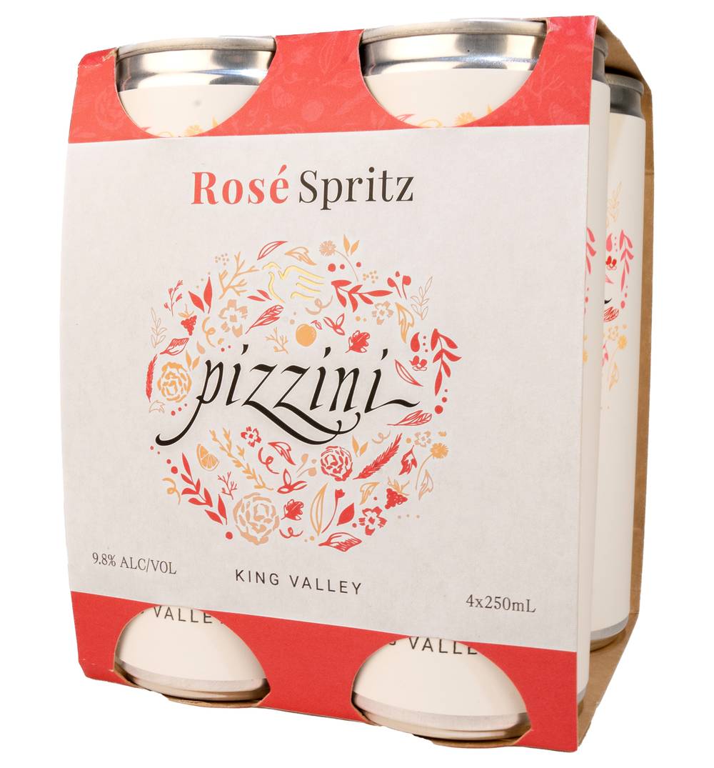 Pizzini Sangiovese Rose Spritz Can NV 250mL x Pack 4