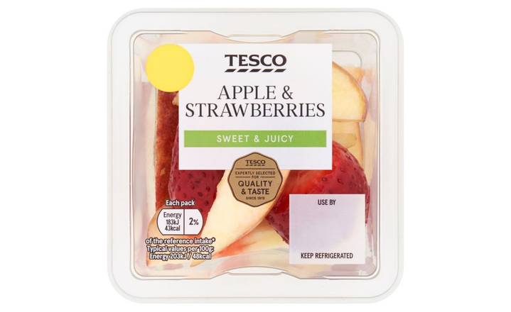 Tesco Apple & Strawberries 90G (404606)