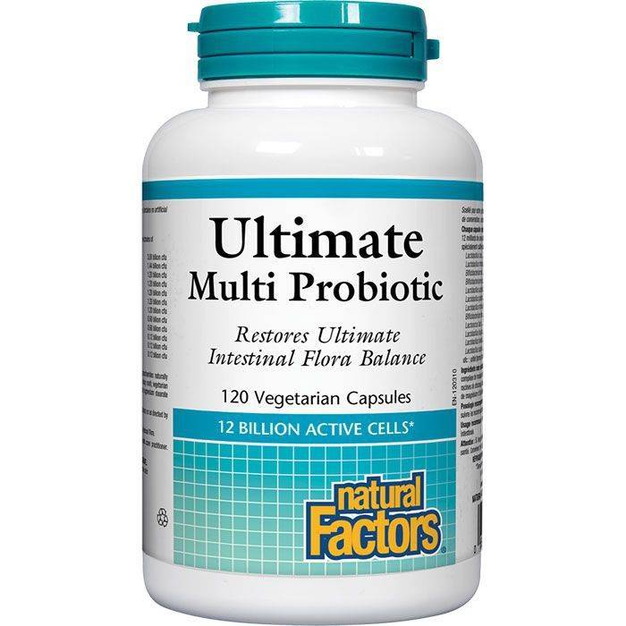 Natural Factors Ultimate Multi Probiotic Capsules 12 Billion Delivery