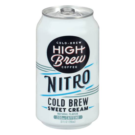 High Brew Coffee Nitro Coldbrew Sweet Cream Coffee (10 fl oz)