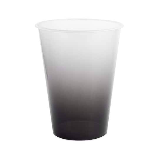 Celebrate It Ombre Plastic Cups 12 oz, Black