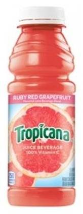 Tropicana Ruby Red Grapefruit Juice Beverage 32oz Bottle