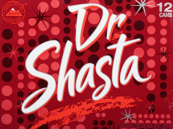 Dr Shasta Soda (12 ct, 12 fl oz)