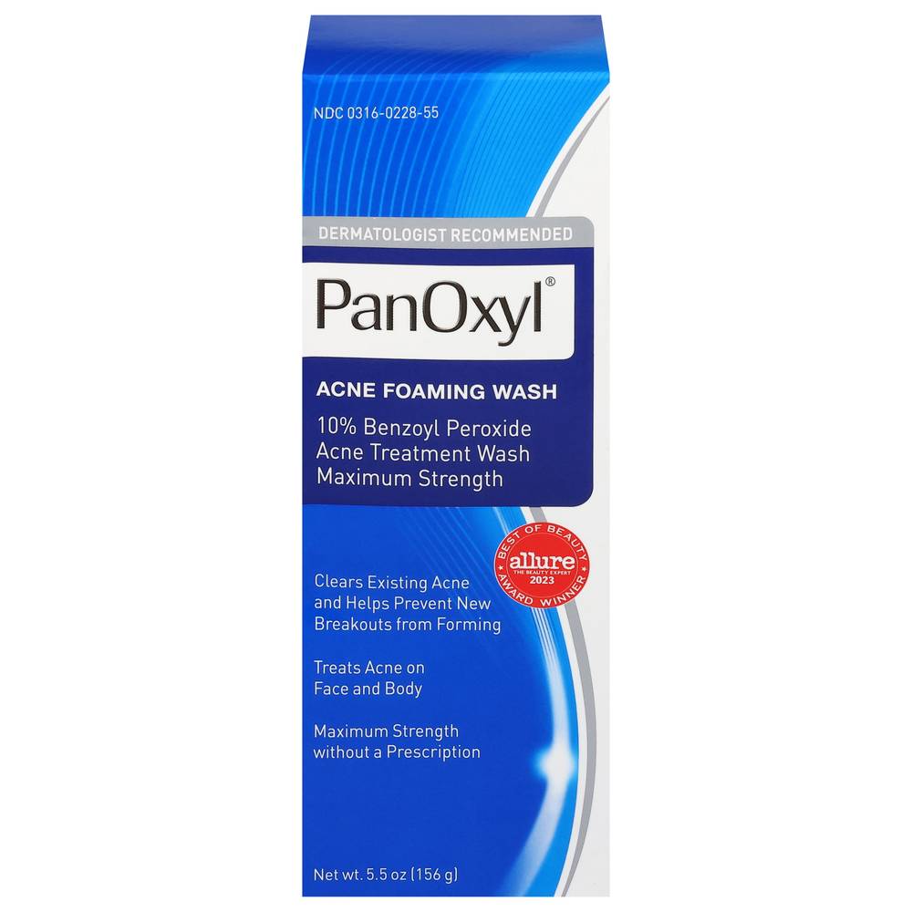 Panoxyl Maximum Strength Acne Foaming Wash (5.5 oz)
