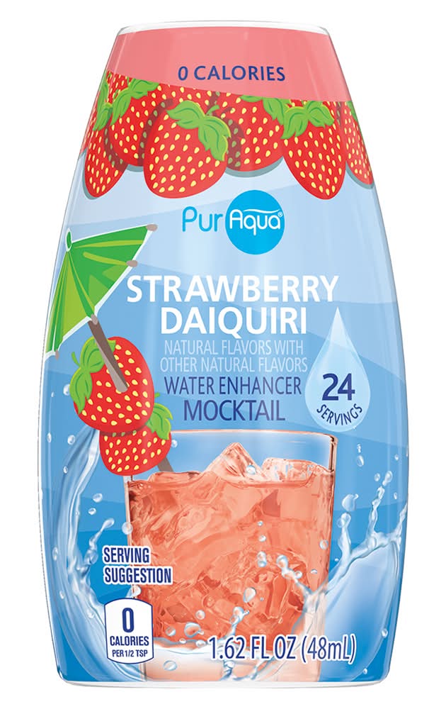 PurAqua Liquid Water Enhancer Mocktail, Strawberry Daiquiri (1.62 fl oz)