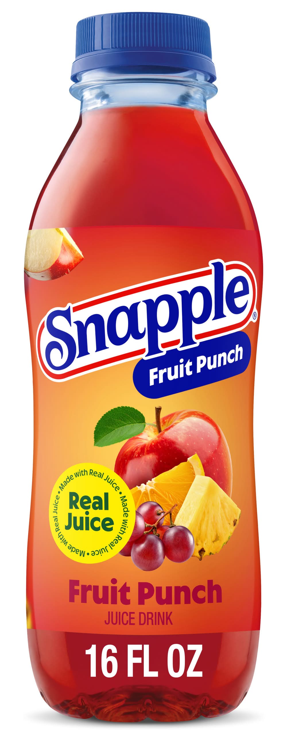 Snapple All Natural Juice Drink, Fruit Punch (16 fl oz)