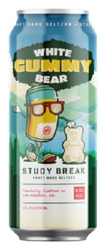 Study Break White Gummi Bear (19.2 fl oz)