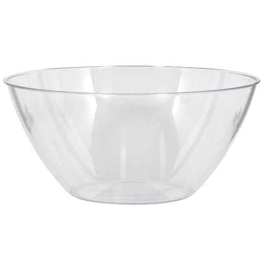 Celebrate It Plastic Serving Bowl 5qt (clear)