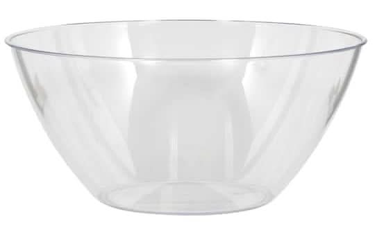 Celebrate It Plastic Serving Bowl 5qt, Clear
