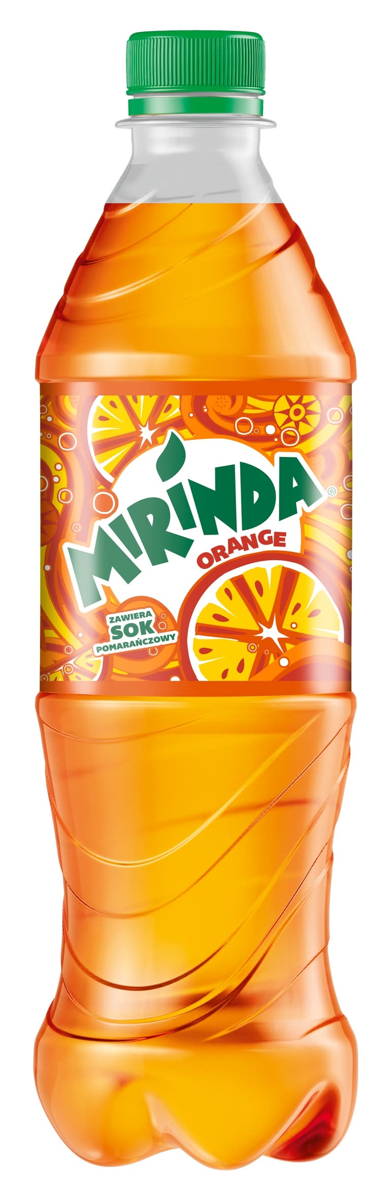 Napój gazowany Mirinda Orange 500 ml butelka
