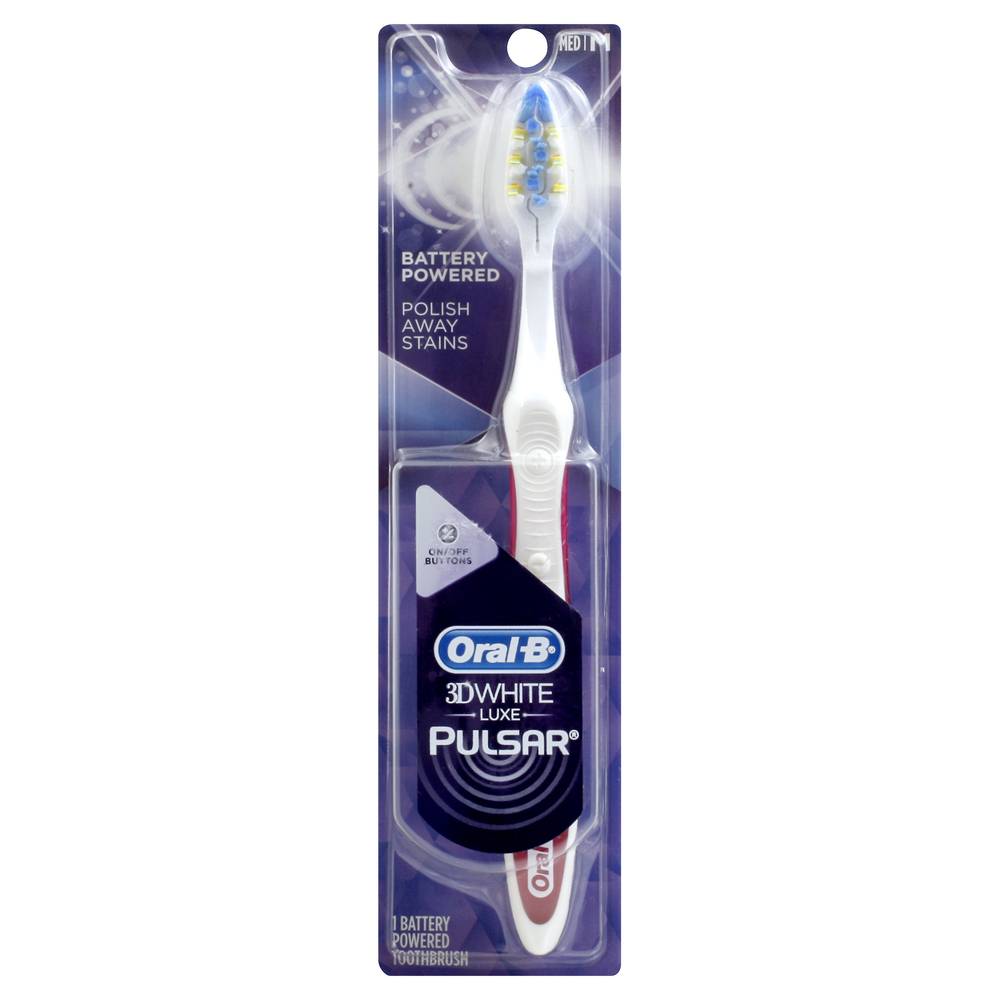 Oral-B Pulsar Whitening Battery Powered Medium Toothbrush