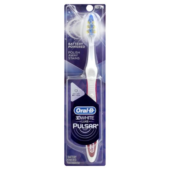 Oral-B Pulsar Whitening Battery Powered Medium Toothbrush