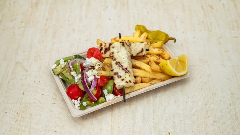 Halloumi Souvlaki Grill Box