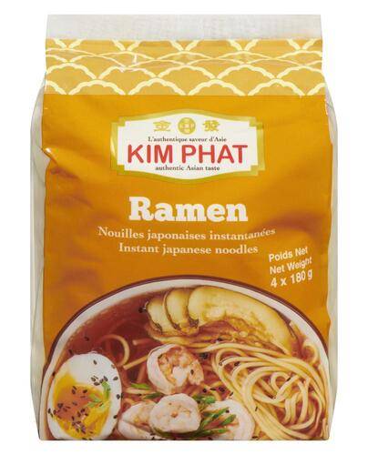 Kim Phat Ramen Instant Japanese Noodles (4 x 180 g)