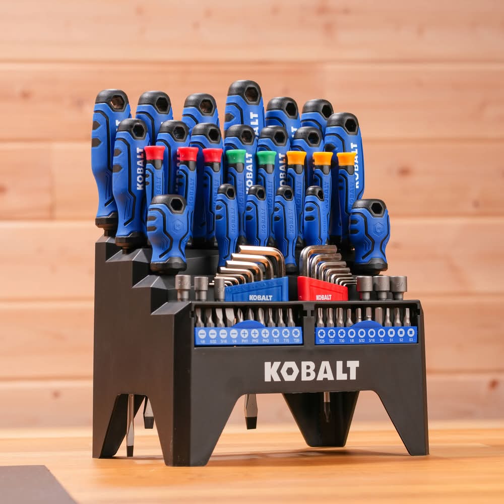 Kobalt Screwdriver Set With Rack (69 ct) | Delivery Near You