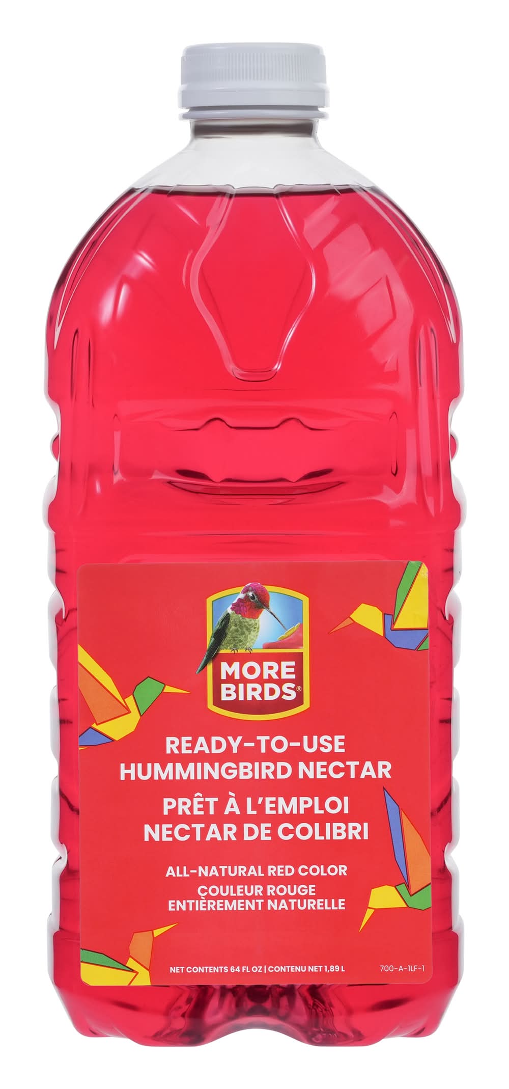 More Birds Sugar Ready-to-use Hummingbird Nectar 64-fl oz